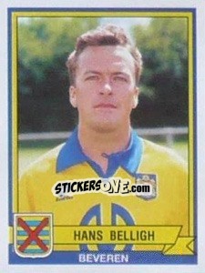 Sticker Hans Belligh - Football Belgium 1993-1994 - Panini
