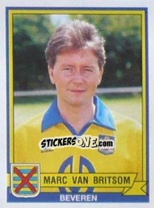 Sticker Marc Van Britsom - Football Belgium 1993-1994 n. 49 - Panini