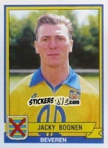 Sticker Jacky Boonen - Football Belgium 1993-1994 - Panini