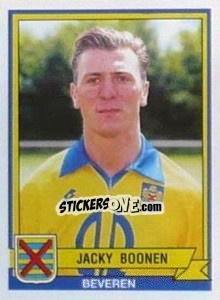 Sticker Jacky Boonen - Football Belgium 1993-1994 n. 51 - Panini