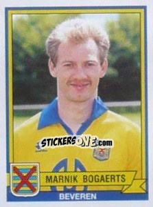Figurina Marnik Bogaerts - Football Belgium 1993-1994 - Panini