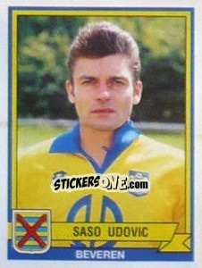 Sticker Saso Udovic - Football Belgium 1993-1994 - Panini