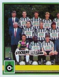 Sticker Elftal / Equipe - Football Belgium 1993-1994 - Panini