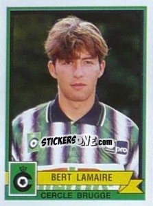 Figurina Bert Lamaire - Football Belgium 1993-1994 - Panini