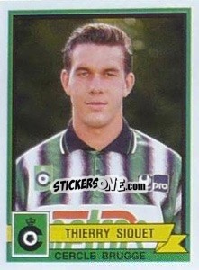 Cromo Thierry Siquet - Football Belgium 1993-1994 - Panini