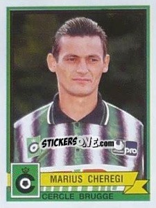 Sticker Marius Cheregi - Football Belgium 1993-1994 n. 64 - Panini