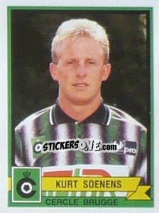 Figurina Kurt Soenens - Football Belgium 1993-1994 - Panini