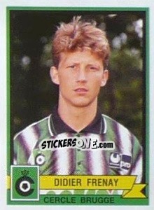 Figurina Didier Frenay - Football Belgium 1993-1994 - Panini