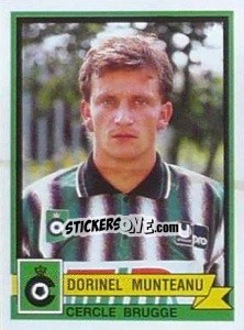 Sticker Dorinel Munteanu - Football Belgium 1993-1994 - Panini