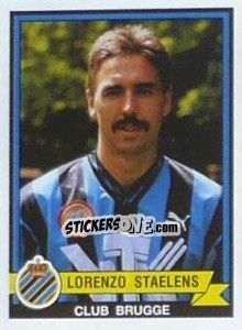Figurina Lorenzo Staelens - Football Belgium 1993-1994 - Panini
