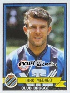 Sticker Dirk Medved - Football Belgium 1993-1994 - Panini