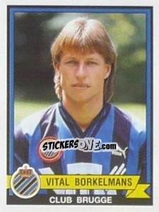 Figurina Vital Borkelmans - Football Belgium 1993-1994 - Panini