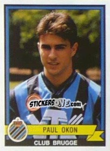 Sticker Paul Okon - Football Belgium 1993-1994 n. 86 - Panini