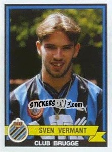 Sticker Sven Vermant - Football Belgium 1993-1994 - Panini