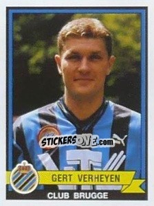 Sticker Gert Verheyen - Football Belgium 1993-1994 n. 88 - Panini