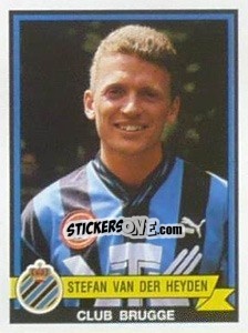 Sticker Stefan Van Der Heyden - Football Belgium 1993-1994 - Panini