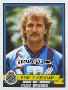 Sticker Rene Eijkelkamp - Football Belgium 1993-1994 n. 91 - Panini