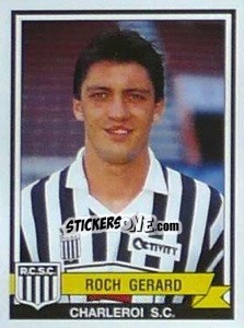Figurina Roch Gerard - Football Belgium 1993-1994 - Panini