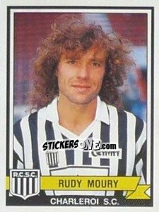 Sticker Rudy Moury - Football Belgium 1993-1994 - Panini