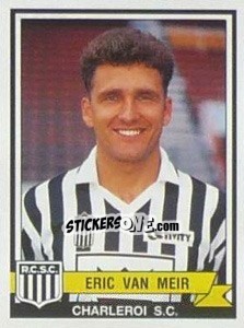 Sticker Eric van Meir - Football Belgium 1993-1994 n. 102 - Panini