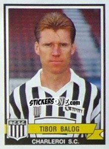 Sticker Tibor Balog - Football Belgium 1993-1994 n. 104 - Panini