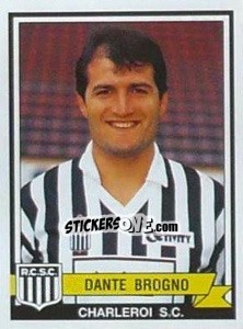 Sticker Dante Brogno - Football Belgium 1993-1994 - Panini