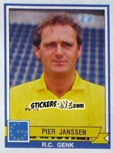 Sticker Pier Janssen - Football Belgium 1993-1994 n. 114 - Panini