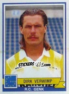 Sticker Dirk Verwimp - Football Belgium 1993-1994 n. 116 - Panini