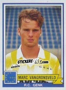 Figurina Marc Vangronsveld - Football Belgium 1993-1994 - Panini