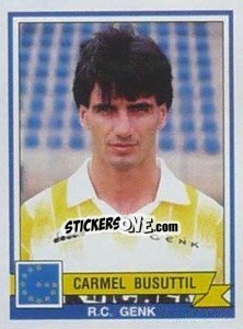 Cromo Carmel Busuttil - Football Belgium 1993-1994 n. 125 - Panini