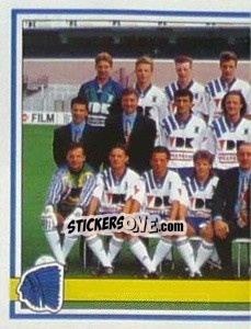 Sticker Elftal / Equipe - Football Belgium 1993-1994 - Panini