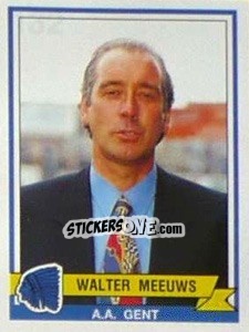 Cromo Walter Meeuws - Football Belgium 1993-1994 - Panini
