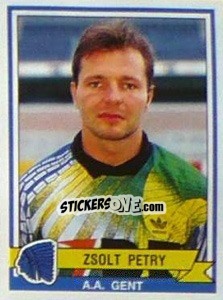 Sticker Zsolt Petry - Football Belgium 1993-1994 - Panini
