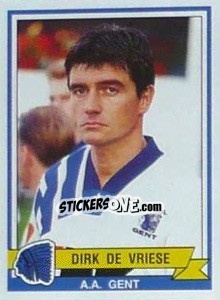 Sticker Dirk De Vriese - Football Belgium 1993-1994 - Panini