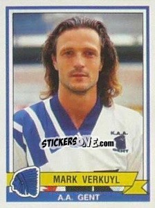 Sticker Mark Verkuyl - Football Belgium 1993-1994 n. 137 - Panini