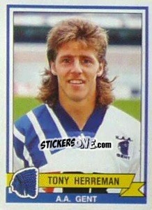 Figurina Tony Herreman - Football Belgium 1993-1994 - Panini