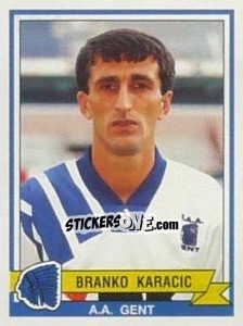 Cromo Branko Karacic - Football Belgium 1993-1994 - Panini