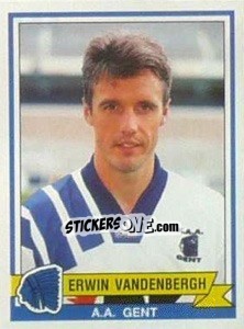 Figurina Erwin Vandenbergh - Football Belgium 1993-1994 - Panini