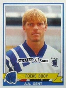 Figurina Foeke Booy - Football Belgium 1993-1994 - Panini