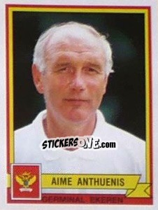 Figurina Aime Anthuenis - Football Belgium 1993-1994 - Panini