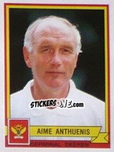 Cromo Aime Anthuenis - Football Belgium 1993-1994 n. 150 - Panini