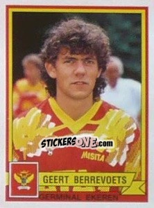 Sticker Geert Berrevoets - Football Belgium 1993-1994 - Panini