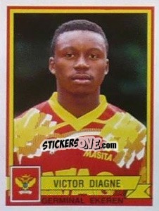 Figurina Victor Diagne - Football Belgium 1993-1994 - Panini