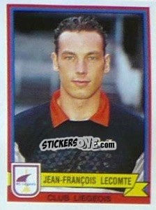 Sticker Jean-François Lecomte - Football Belgium 1993-1994 n. 169 - Panini