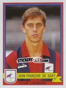 Figurina Jean-François De Sart - Football Belgium 1993-1994 - Panini