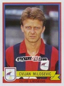 Figurina Cvijan Milosevic - Football Belgium 1993-1994 - Panini