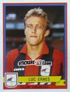 Figurina Luc Ernes - Football Belgium 1993-1994 - Panini