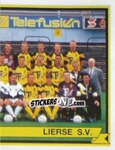 Sticker Elftal / Equipe - Football Belgium 1993-1994 - Panini