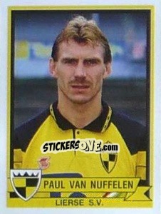 Sticker Paul Van Nuffelen - Football Belgium 1993-1994 - Panini