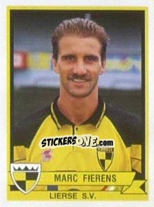 Sticker Marc Fierens - Football Belgium 1993-1994 - Panini